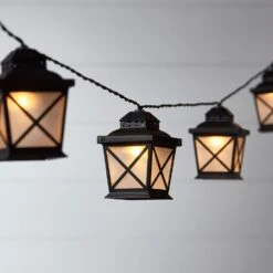 Guirlande Lumineuse Solaire 10 Lanternes
