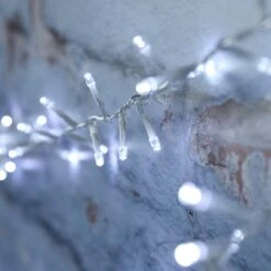 Guirlande Lumineuse Solaire à 360 LED Bicolores Sur Câble Transparent 8 Guirlande Lumineuse Solaire à 360 LED Bicolores Sur Câble Transparent -Éclairage Domestique SL24037 Guirlande Lumineuse Solaire a 360 LED Bicolores sur Cable Transparent 1