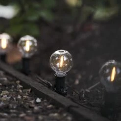 Guirlande Guinguette à 20 Ampoules LED Avec Mini Piquets -Éclairage Domestique SL25008 guirlande guinguette a 20 ampoules led avec mini piquets 1