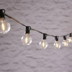 Guirlande Guinguette à 20 Ampoules LED Avec Mini Piquets -Éclairage Domestique SL25008 guirlande guinguette a 20 ampoules led avec mini piquets 4