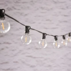 Guirlande Guinguette à 20 Ampoules LED Avec Mini Piquets -Éclairage Domestique SL25008 guirlande guinguette a 20 ampoules led avec mini piquets 5