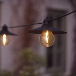 Guirlande Guinguette Solaire à 6 Ampoules Avec Abat-Jour Au Style Industriel 7 Guirlande Guinguette Solaire à 6 Ampoules Avec Abat-Jour Au Style Industriel -Éclairage Domestique SL25010 guirlande guinguette solaire a ampoules avec abat jour au style industriel 2