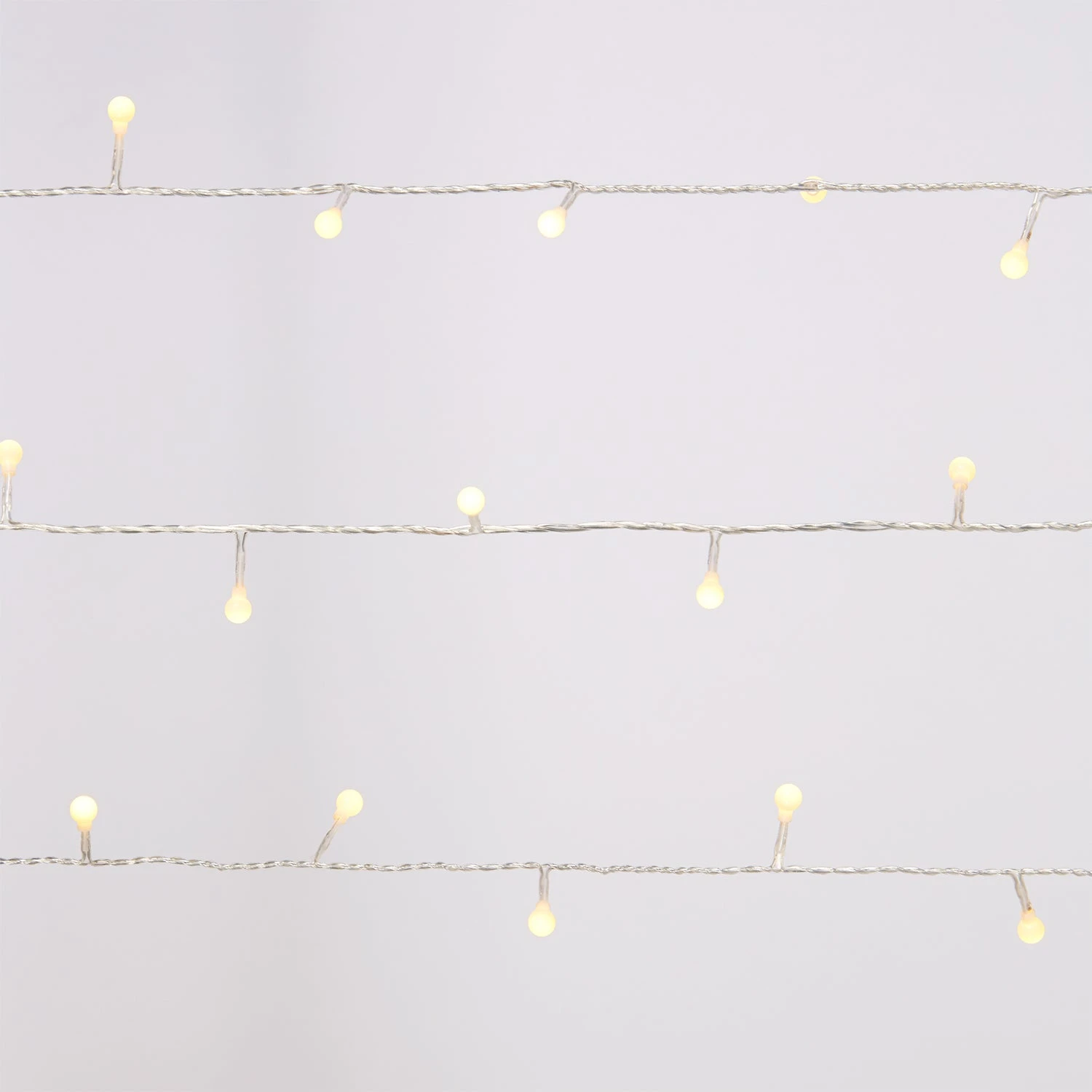 Guirlande Lumineuse Boule à LED Blanc Chaud Sur Câble Transparent 2 Guirlande Lumineuse Boule à LED Blanc Chaud Sur Câble Transparent – Image 2