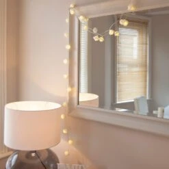 Guirlande Lumineuse Avec 30 Roses à LED Blanc Chaud -Éclairage Domestique SLF 30 ROSE EURO guirlande lumineuse a 30 roses 1