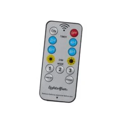 Biche Solaire De Noël à LED Bicolore Studley En Rotin 1 M -Éclairage Domestique SLXX24VDUALREMOTE telecommande pour panneau solaire pour rennes lumineux de 24v a led bicolores 3