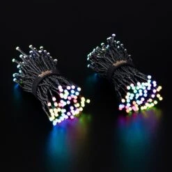 Guirlande Lumineuse Connectée Twinkly De 20m Avec 250 LED Multicolores 12 Guirlande Lumineuse Connectée Twinkly De 20m Avec 250 LED Multicolores -Éclairage Domestique TW20003 Guirlandes lumineuses connectee Twinkly RGB