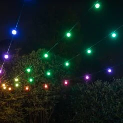 Extension Pour Guirlande Guinguette Connectée Avec 20 Ampoules De 10m 14 Extension Pour Guirlande Guinguette Connectée Avec 20 Ampoules De 10m -Éclairage Domestique TW20011 guirlande guinguette connectee RGB twinkly degrade vert