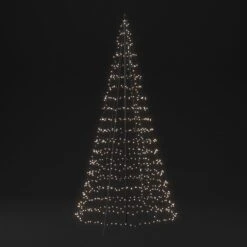 Sapin De Noël Connecté Twinkly De 2 Mètres Pour Extérieur Avec 300 LED 5 Sapin De Noël Connecté Twinkly De 2 Mètres Pour Extérieur Avec 300 LED -Éclairage Domestique TWP300SPP BEU sapin connecte Twinkly 2m 300 LED arbre exterieur 2