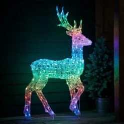 Renne De Noël Lumineux Connecté Twinkly De 1,2 M -Éclairage Domestique TWXX2301EU cerf de noel lumineux connecte twinkly 2