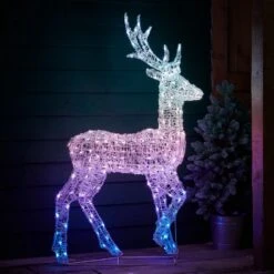 Renne De Noël Lumineux Connecté Twinkly De 1,2 M -Éclairage Domestique TWXX2301EU cerf de noel lumineux connecte twinkly 6