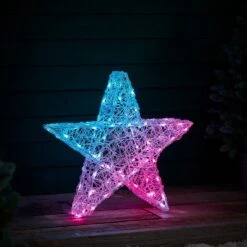 Étoile Lumineuse Twinkly En Acrylique De 60 Cm -Éclairage Domestique TWXX2306EU etoile lumineuse twinkly en acrylique 4