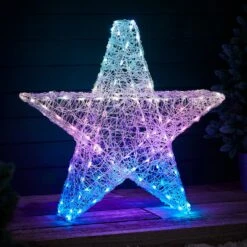 Grande Étoile Lumineuse Twinkly En Acrylique De 82 Cm -Éclairage Domestique TWXX2307EU grande etoile lumineuse twinkly en acrylique 6