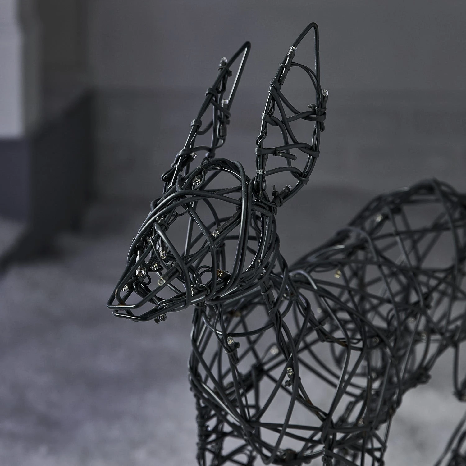 Trio De Rennes De Noël Harlow En Rotin à LED Bicolore 14 Trio De Rennes De Noël Harlow En Rotin à LED Bicolore – Image 14