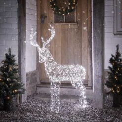 Cerf De Noël Lumineux Duchy à 600 LED Bicolore