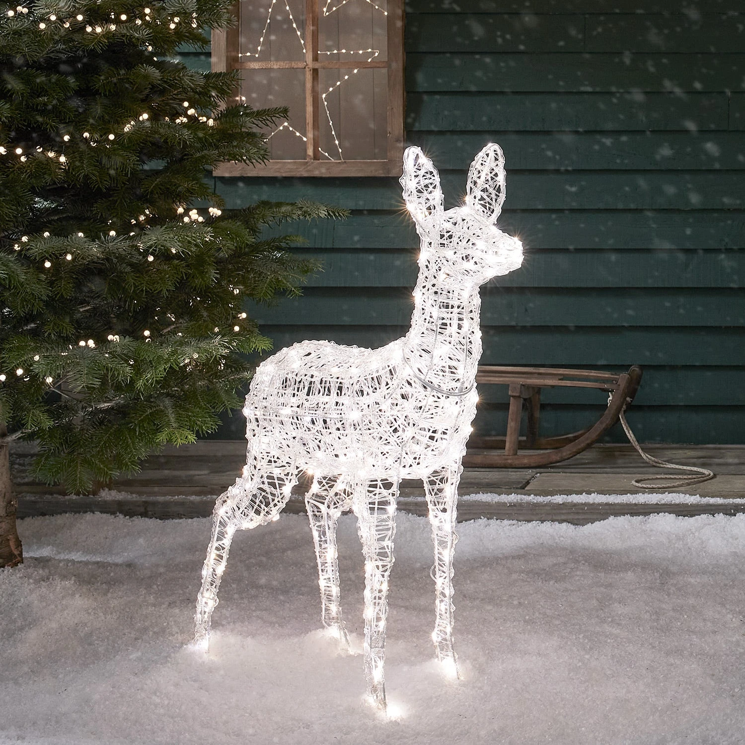 Biche De Noël Lumineux En Acrylique Swinsty à LED Bicolore 8 Biche De Noël Lumineux En Acrylique Swinsty à LED Bicolore – Image 8