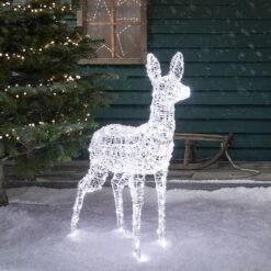 Biche De Noël Lumineux En Acrylique Swinsty à LED Bicolore