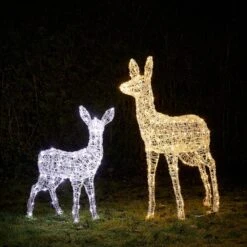 Biche Et Faon Lumineux En Acrylique Swinsty à LED Bicolore 16 Biche Et Faon Lumineux En Acrylique Swinsty à LED Bicolore -Éclairage Domestique XX2308EU biche et faon lumineux en acrylique swinsty a led bicolore 5
