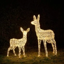 Biche Et Faon Lumineux En Acrylique Swinsty à LED Bicolore 13 Biche Et Faon Lumineux En Acrylique Swinsty à LED Bicolore -Éclairage Domestique XX2308EU biche et faon lumineux en acrylique swinsty a led bicolore 6