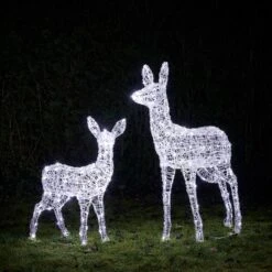 Biche Et Faon Lumineux En Acrylique Swinsty à LED Bicolore 12 Biche Et Faon Lumineux En Acrylique Swinsty à LED Bicolore -Éclairage Domestique XX2308EU biche et faon lumineux en acrylique swinsty a led bicolore 7