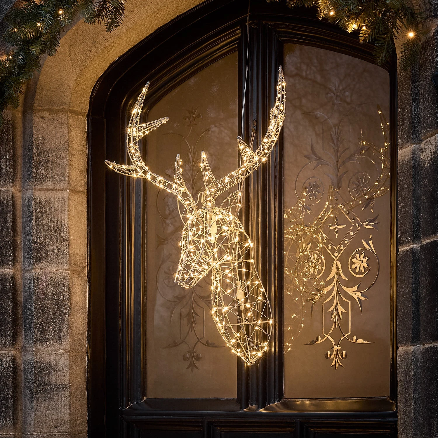 Tête De Cerf Lumineuse Duchy, à LED Bicolores 3 Tête De Cerf Lumineuse Duchy, à LED Bicolores – Image 3