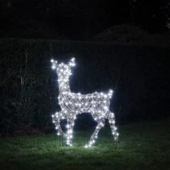 Biche Lumineuse En Rotin Studley De 88 Cm à LED Bicolore -Éclairage Domestique XX25006 biche lumineuse studley a led bicolore 8 1