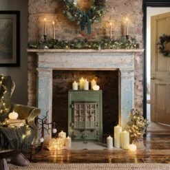 Arbuste Lumineux D'Automne De 50 Cm 6 Arbuste Lumineux D'Automne De 50 Cm -Éclairage Domestique arbuste a champignon en tant que deco de cheminee