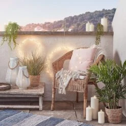 Duo De Cercles Lumineux à Suspendre -Éclairage Domestique cadre de retraite au balcon exterieur c0333a2e be2d 4cb4 9322 a47634a00eaa