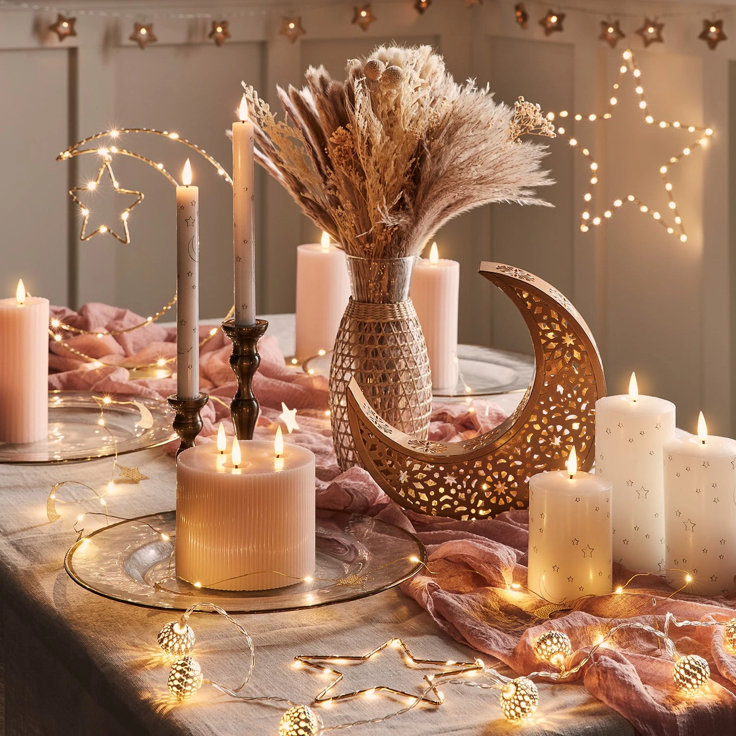 Lampe De Table Ramadan En Forme De Croissant De Lune 2 Lampe De Table Ramadan En Forme De Croissant De Lune – Image 2