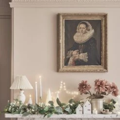 Guirlande De Noël Pré-éclairée à Baies Blanches De 1,50 M 7 Guirlande De Noël Pré-éclairée à Baies Blanches De 1,50 M -Éclairage Domestique guirlande de noel pre eclairee a baies blanches en deco de cheminee