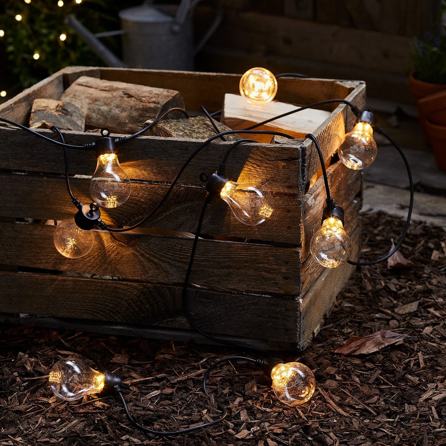 Guirlande Guinguette Core Connect 30 M 60 Ampoules Blanc Chaud Câble Noir Raccordable 6 Guirlande Guinguette Core Connect 30 M 60 Ampoules Blanc Chaud Câble Noir Raccordable – Image 6