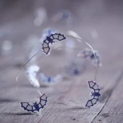 Lot De Cloche En Verre & Guirlande Micro LED Chauves-souris 14 Lot De Cloche En Verre & Guirlande Micro LED Chauves-souris -Éclairage Domestique guirlande lumineuse micro led a 20 chauves souris 1 1