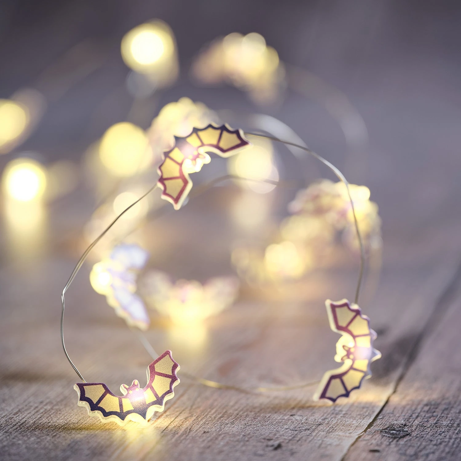 Lot De Cloche En Verre & Guirlande Micro LED Chauves-souris 3 Lot De Cloche En Verre & Guirlande Micro LED Chauves-souris – Image 3