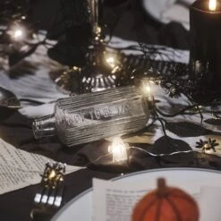 Guirlande Micro LED à Fantômes Et Araignées -Éclairage Domestique guirlande micro led a fantomes et araignees en deco de table