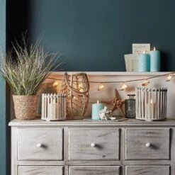 Photophore En Bambou Avec Bougie TruGlow® -Éclairage Domestique photophores en deco de meuble bed6d41b 58c8 4cc4 a4d8 6c1326d12ef3